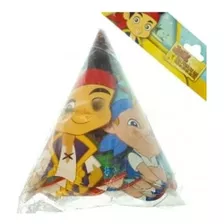 Gorrito Bonete De Cumpleaños De Jake El Pirata X 8