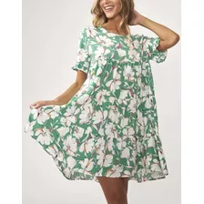 Vestido Nano, Oversize Poplin Estampado Amelia #e1721