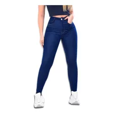 Calca Jeans Feminina Premium Lycra Cintura Alta Empina Bubum