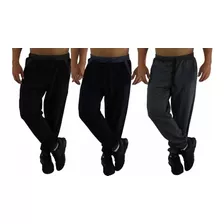 Calças Jogger Moletom Skinny Academia Masculina Inverno Frio