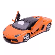 Auto De Coleccion Lamborghini Aventador Escala 1:24 Msz