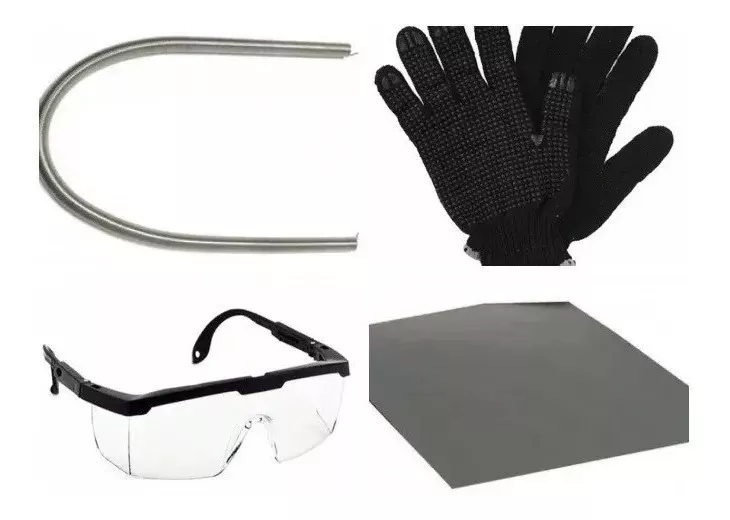20 Resistências Para Maquina Corta Garrafa +luva Lixa Óculos
