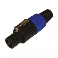 Conector Ficha Speakon 4 Contactos Cable Bafle Plug Pack X4