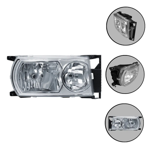 Farol Principal Scania Série 5 Lado Direito