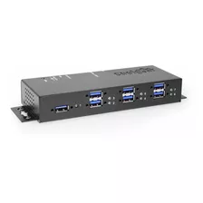 Hub Usb 3.1 Gen1 De 7 Puertos Con Protección Esd Y Adaptador