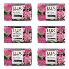 Kit C/06 Lux Botanicals Flor De Lotus Sab Glicerina 85g