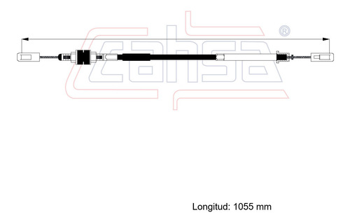 Cable Embrague Para Vw Saveiro 1.8l Enf Por Agua 1991 Foto 2