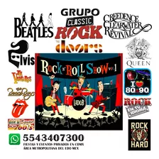 Grupo De Rock Beatles Elvis Doors Rolling Fiestas Eventos 