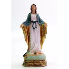 Imagem Religiosa Santo Santa São Nossa Senhora Resina 22cm