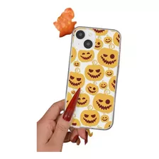 Funda Para iPhone, Diseño De Halloween Calabazas 