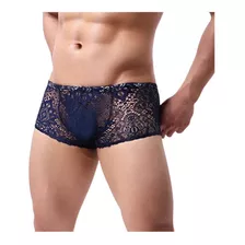 Boxer Hombre Mini Boxer Encaje Lenceria Masculino