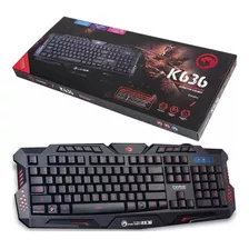 Teclado Gamer Iluminado Marvo Scorpion K636 Gaming Marvo