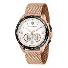 Reloj Hombre Maserati R8873612011 Cuarzo Pulso Oro Rosa En