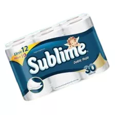 Papel Higiénico Sublime 12 Rollos 30 Mts. Funda 4 Pack. 