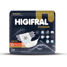 Fralda Higifral Premium - Tamanho: G - Com 16 Fraldas