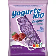 Bala Dori Yogurte 100 Frutas Vermelhas 600g