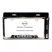 Porta Placa Premium Geniuno Original Nissan Sentra