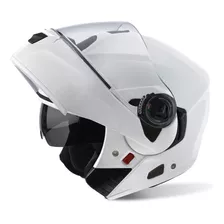 Casco Airoh Flip Up Rides Rebatible Blanco Lentes 1580g