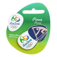 Pin Canoagem Velocidade Olimpiadas Rio 2016 Pictograma Ofici