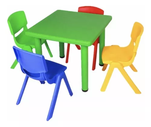 Primera imagen para búsqueda de mesas y sillas de plastico para ninos