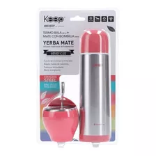 Set Keep De Termo Bala 500 Ml + Mate 230ml + Bombilla Acero