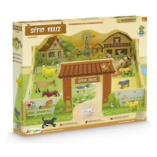 Sítio Feliz Junges Playset Fazendinha Em Madeira +3 Anos