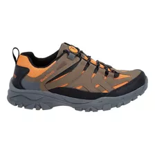 Zapato Hombre Outdoor Black Sheep Villarrica Marrón Naranja