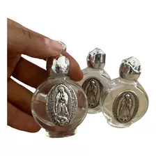 Recuerdo Frasco Para Agua Bendita 4 Piezas Virgen Guadalupe 