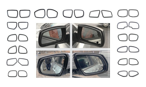 Seguros Metalicos Luna Espejo Retrovisor Audi A5 2007 A 2012 Foto 2