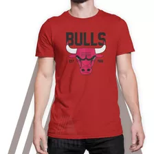 Polera Chicago Bulls Generica Hombre Dis2