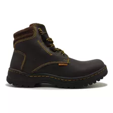 Bota Piel Trabajo Industrial Sin Casquillo Cosida Tracker 