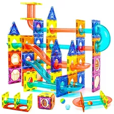 Ic Tiles Marble Run Race Track Building Block Niños 11...