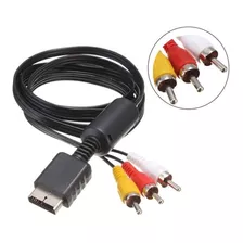 Cabo Av Audio E Video Rca Para Playstation 1, Ps2 E Ps3 1.80