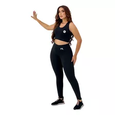 Conjunto Calça Legging E Top Roupas Feminina Academia