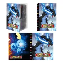 Porta 240 Cards Álbum Coleção Pokémon Charizard X & Sobble