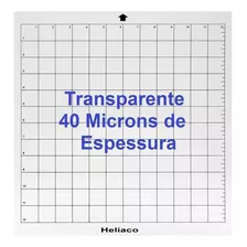 Base De Corte Silhouette Cameo 1 2 3 4 30x30 Cola 40 Micras Cor Transparente