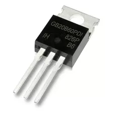 ((( 2 Peças ))) Transistor Irgb20b60pd1 Irgb 20b60 Pd1 C/ Nf