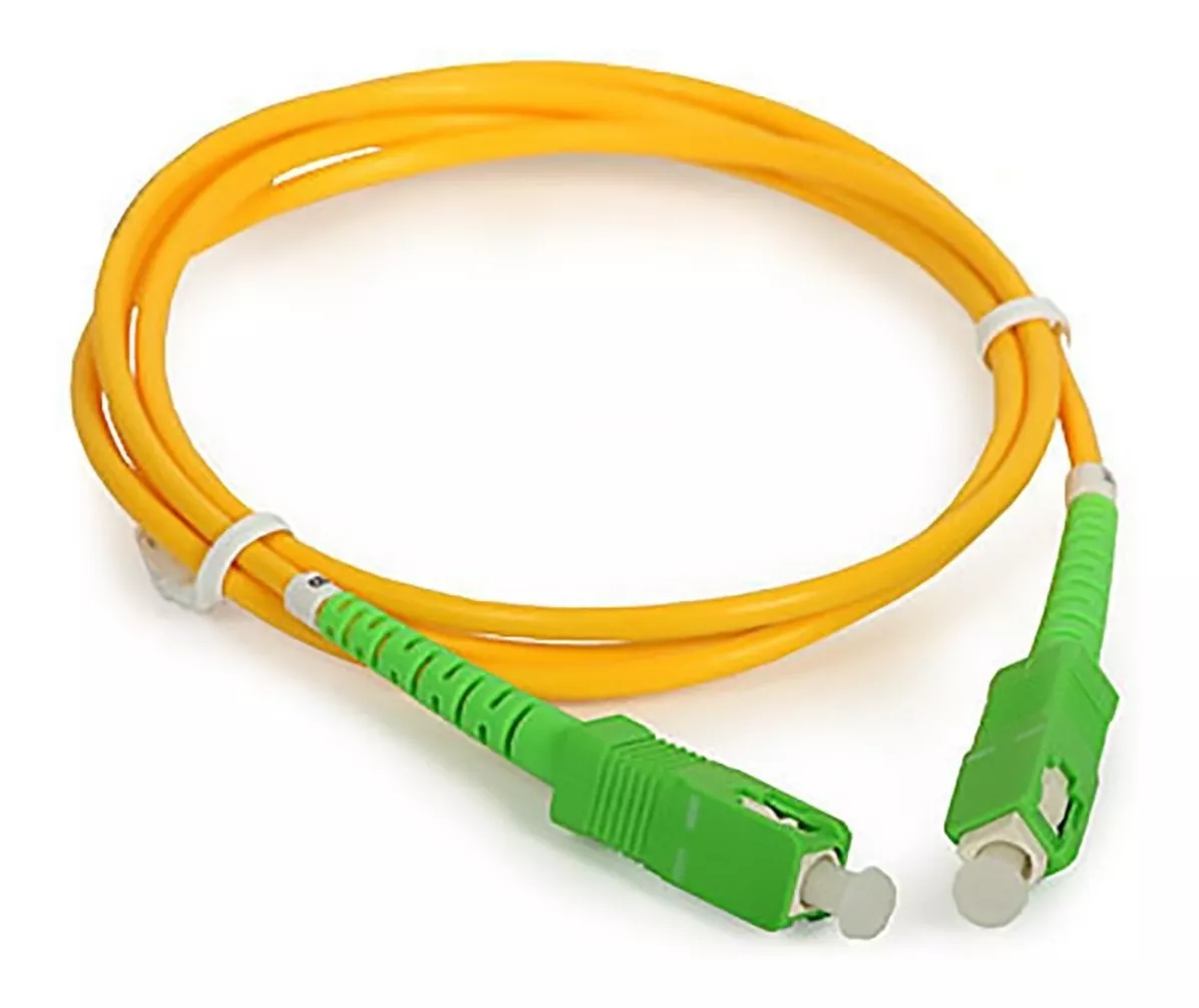 Cable Patch Cord Fibra Optica Sc-apc / Sc-apc 5 Metros