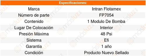 Modulo Bomba Gasolina Eagle Vision 3.5l V6 93 A 95 Intran Foto 2