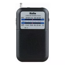 Kaito Ka200 Radio De Bolsillo Amfm Negro