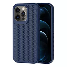 Funda De Disipación De Calor Azul Oscuro Para iPhone 12 Pro