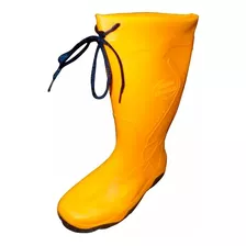 Bota De Lluvia Nautica Impermeable Calfor Marine Con Cuello