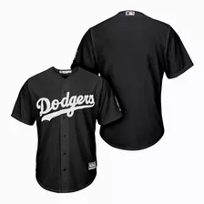 Camiseta De Local Negra De Los Angeles Dodgers