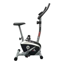 Bicicleta Fija Magnetica World Fitness 2507 H/135kg 8 Nivel. Color Plata