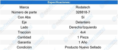 Maza Rueda Delantera Suburban K-2500 95-99 Rodatech 5646927 Foto 2