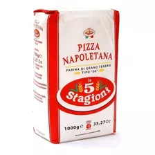 Farinha Italiana Importada Le 5 Stagioni Vários Tipos 00 1kg Tipo Napoletana