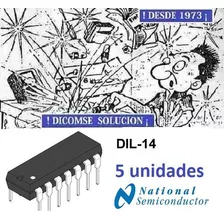 Lm324n Lm324 Low Power Quad Opl Amplifier Dil-14 X 5