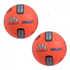 Pelota Futbol N°5 Munich Galaxy Cancha 11 Sgc Deportes X 2u.