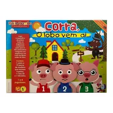 Jogo Infantil Em Madeira Corra, O Lobo Vem Ai....