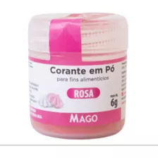 Anilina Em Pó Corante Para Massa Rosa 6 Gramas Mago